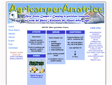 Tablet Screenshot of agricamperamatrice.it